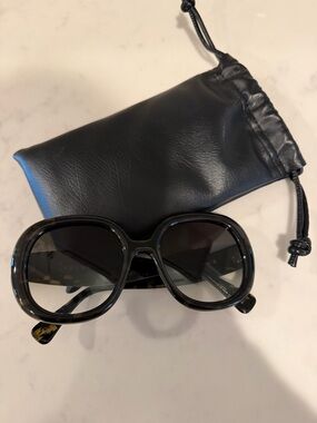 KREWE tortoise Oversized Women's Sunglasses